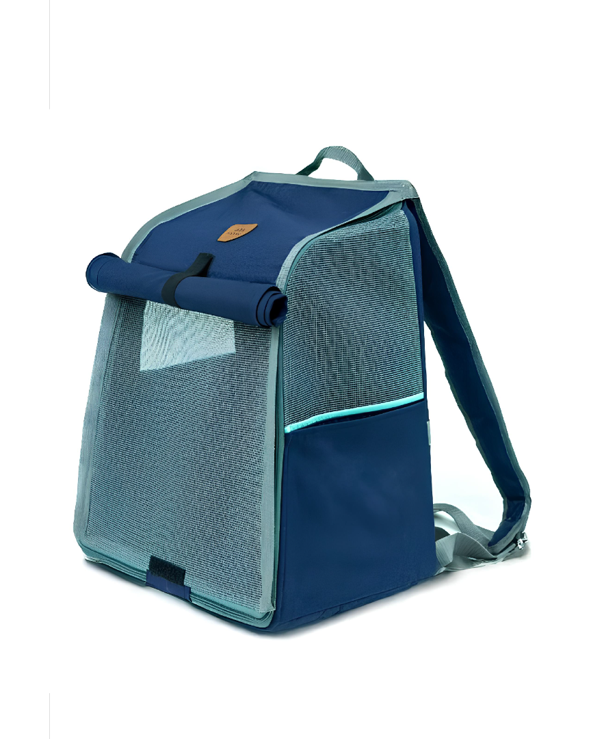 Kedi Taşıma Çantası – Kedi Taşıma Çantası Büyük Boy, Kedi Çantası Uçak ve Araba Uyumlu, Kedi Ve Köpek Taşıma El Sırt Çantası, Yıkanabilir Fileli Kedi Seyahat Çantası, Kedi Taşıma Box ve Taşıyıcı Çanta (Lacivert) ATAPET