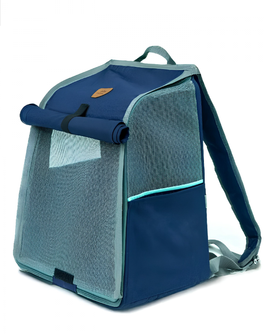 Kedi Taşıma Çantası – Kedi Taşıma Çantası Büyük Boy, Kedi Çantası Uçak ve Araba Uyumlu, Kedi Ve Köpek Taşıma El Sırt Çantası, Yıkanabilir Fileli Kedi Seyahat Çantası, Kedi Taşıma Box ve Taşıyıcı Çanta (Lacivert) ATAPET