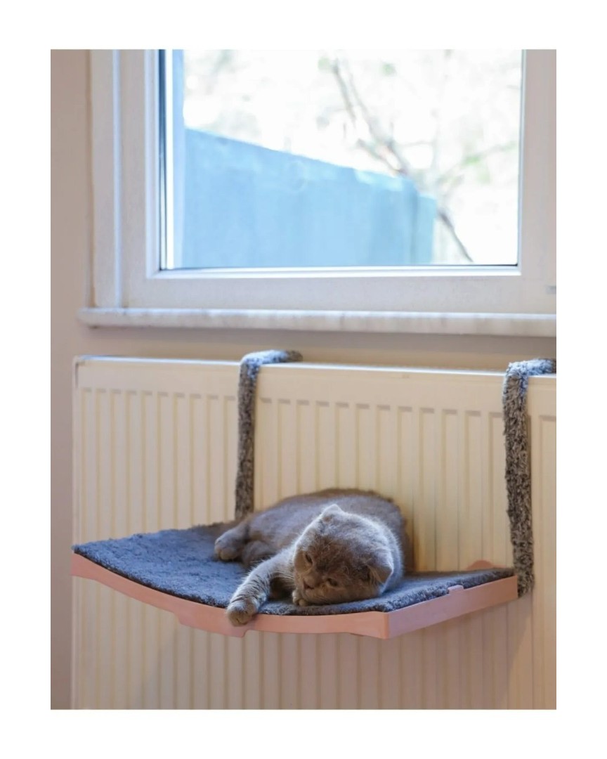 Kalorifer İçin Plastik Kedi Yatağı – Kedi Petek Yatağı, Kedi Kalorifer Petek Yatağı, Kedi Kalorifer Yatağı ve Kedi Petek Üzerine Yerleştirilebilen Rahat ve Dayanıklı Yatak Modeli (Pembe) ATAPET