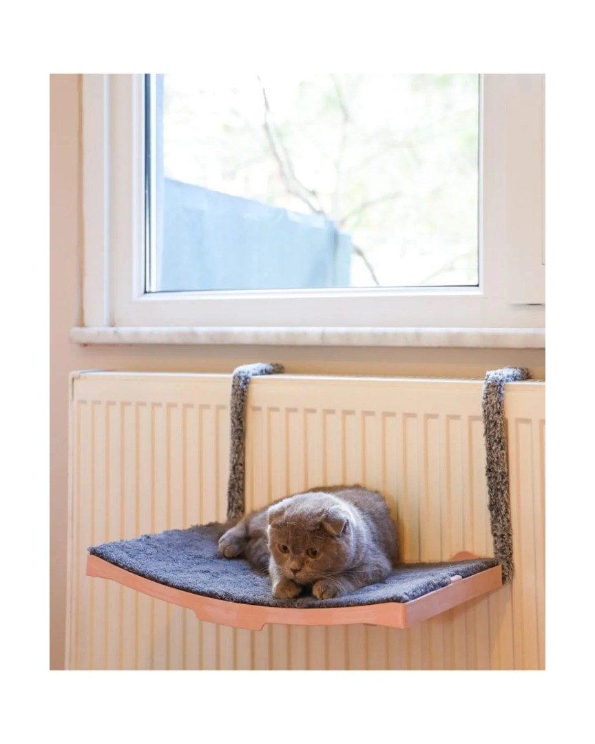 Kalorifer İçin Plastik Kedi Yatağı – Kedi Petek Yatağı, Kedi Kalorifer Petek Yatağı, Kedi Kalorifer Yatağı ve Kedi Petek Üzerine Yerleştirilebilen Rahat ve Dayanıklı Yatak Modeli (Pembe) ATAPET