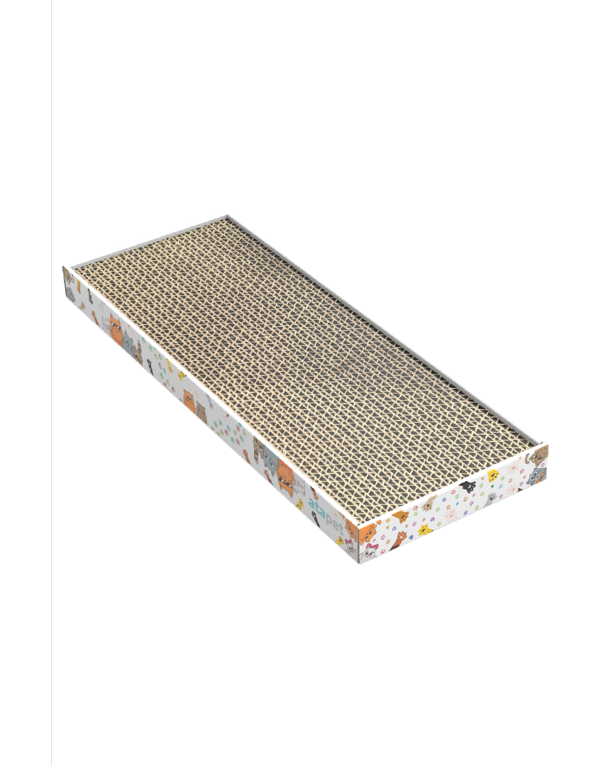 Tırmata Yeni Ürün Doğal Düz Karton Kedi Tırmalaması Kedi Tırmalama Tahtası Kartonu 47x17 cm