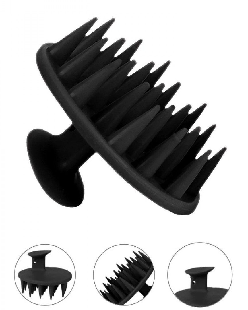 Yumuşak Silikon Uçlu Kedi ve Köpek Tarağı – Kullanımı Kolay Silikon Taraklar, Kedi Silikon Tarak Masaj Tarağı Modeli, Yumuşak Dokulu Silikon Kedi Tarağı  ATAPET (Siyah)